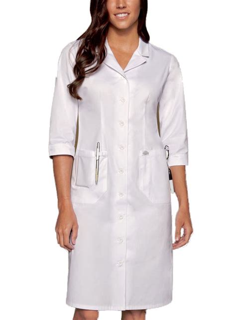 Dickies 84503 Eds Womens Three Quarter Sleeve Lab Dress Three Quarter Sleeve Dresses Nurse