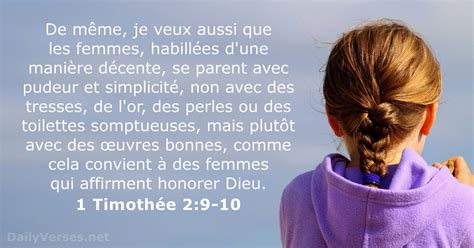 Timoth E Verset De La Bible Dailyverses Net