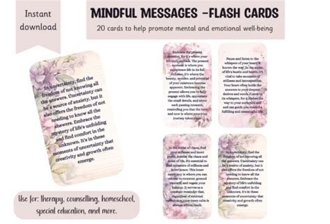 Mindful Messages Positive Motivation Graphic By Niki Lyn Digital