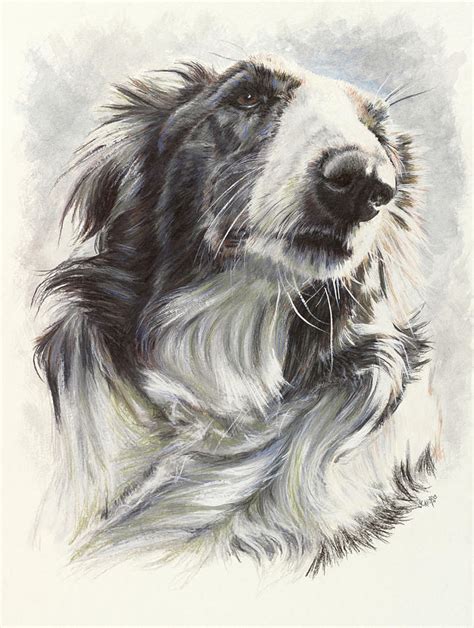 Borzoi 1 Painting By Barbara Keith Fine Art America