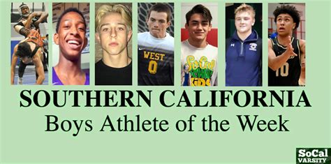 Vote Southern California Boys Athlete Of The Week Orange County Register