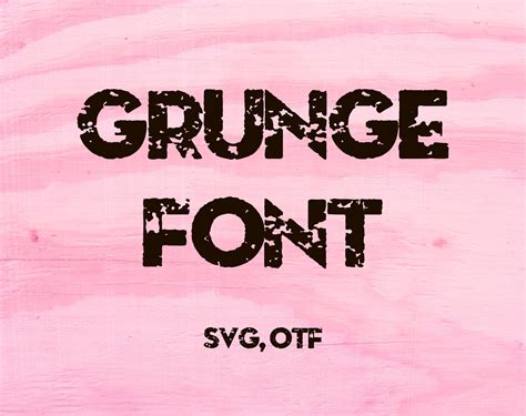 Distressed Font Svg Distressed Alphabet Letters Svg Grunge | Etsy