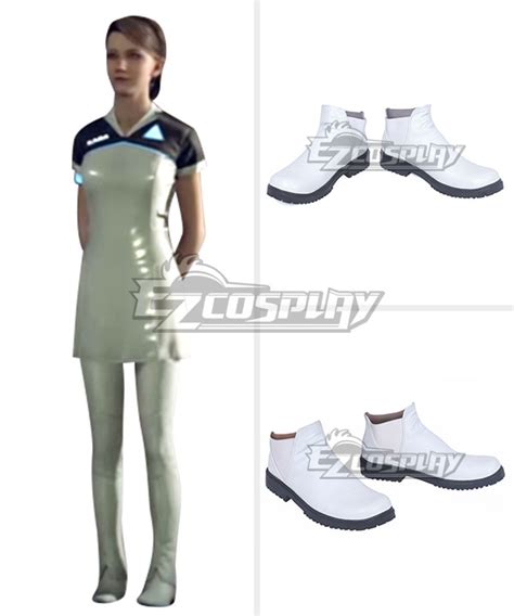 Game Detroit Become Human Connor Rk800 Agent Suit Kara Cosplay Costume Code Ax400 Agent Outfit