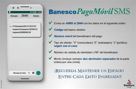 PagoMóvil SMS de Banesco permite hasta Bs 50 millones Blog Banesco