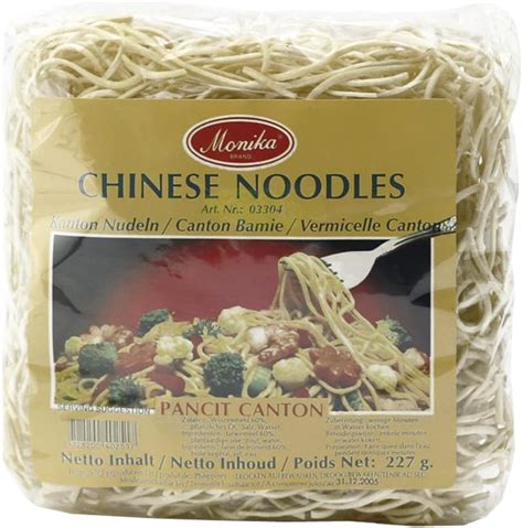Monika Pancit Canton Chinese Style Noodles 227 G Pack Of 15 Amazon