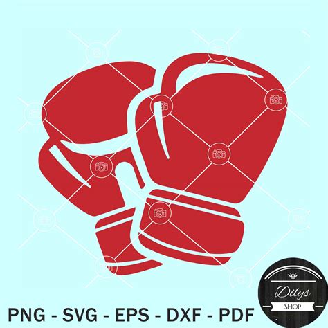 Gloves Svg Files Gloves Silhouette Boxing Gloves Svg Red Inspire Uplift