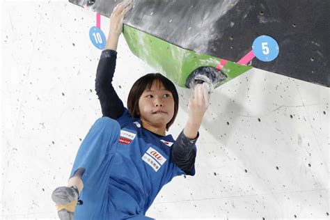 女子は19歳の森秋彩が優勝 スポーツクライミングw杯複合 サンスポ