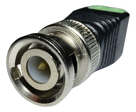 Conector Ficha Bnc Macho A Bornera Cctv Cyberofice