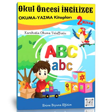 Okul Öncesi İngilizce Okuma Yazma Seti 2 Fasikül Kitap