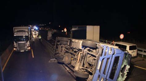 Lastwagen Unfall Bei N Rten Hardenberg A Voll Gesperrt