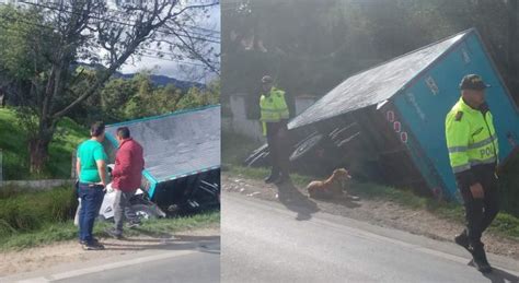 Accidente En La Vía Sibaté Soacha Furgón Quedó A Un Costado De La