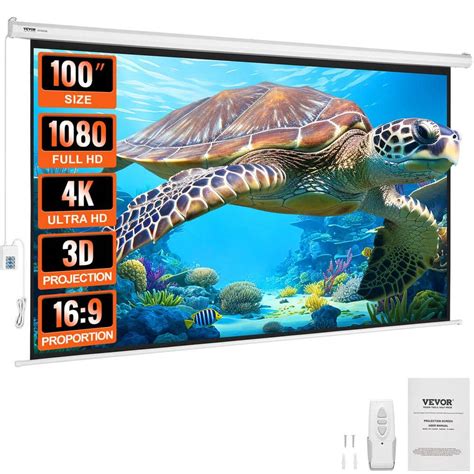 Have A Question About VEVOR Projector Screen 100 In Electric Projector