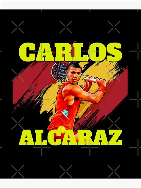 Carlos Alcaraz A Carlos Alcaraz Premium Matte Vertical Poster Sold By