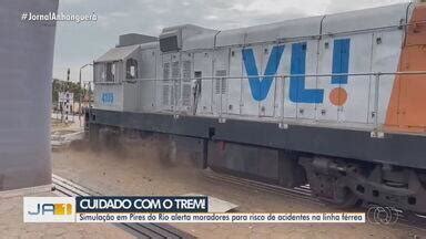 Ja Edi O Simula O Em Pires Do Rio Alerta Moradores Para Risco De