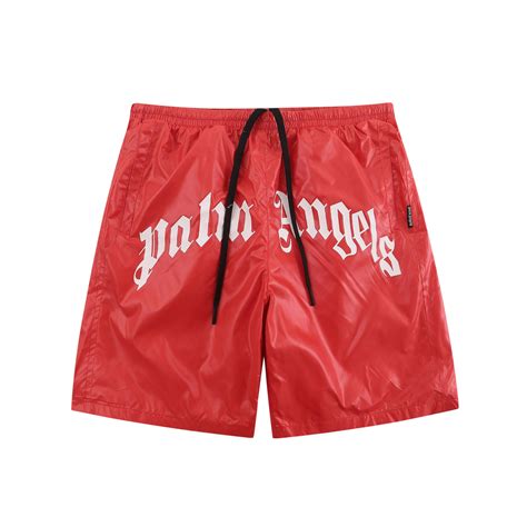 Palm Angels Red Swim Shorts Snw