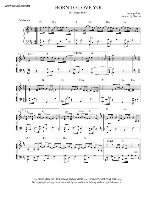 Queen Born To Love You Sheet Music Pdf Free Score Download ★