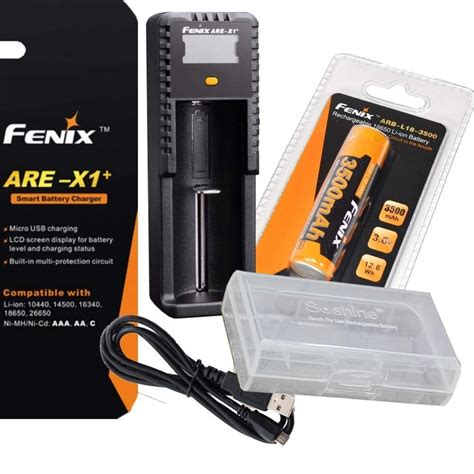 Fenix ARE X1 Plus USB Powered Battery Charger Fenix ARB L18 3500 MAh