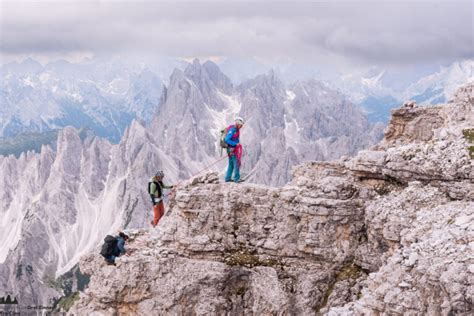 Normalweg Große Zinne via normale Cima Grande di Lavaredo Drei