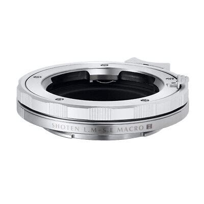 SHOTEN Lens Adapter Close Macro Focus Helicoid Leica M To Sony E A7R4