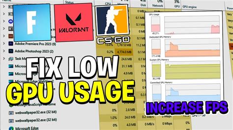 How To Fix Low Gpu Usage While Gaming In 2023 Low Fps Fixed Youtube