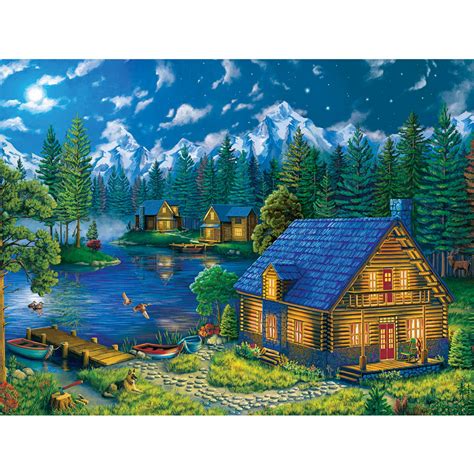 Forest Cabin 300 Large Piece Jigsaw Puzzle Spilsbury