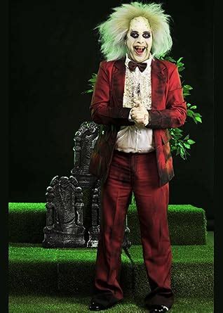 Amazon Struts Adult Mens Beetlejuice Wedding Suit Style Costume