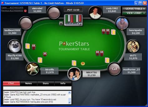 PokerStars Screenshots and Descriptions