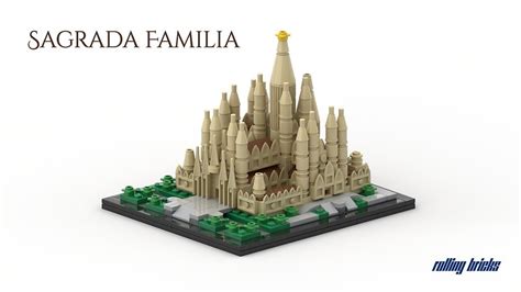 Lego Moc 21830 Sagrada Familia Barcelona Architecture 2019