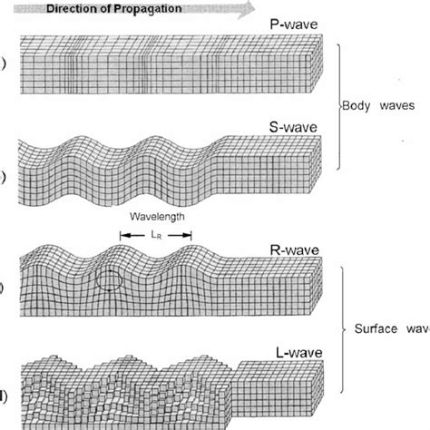 Primary Waves Secondary Waves And Surface Waves