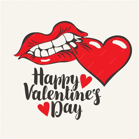 Premium Vector Happy Valentines Day Poster