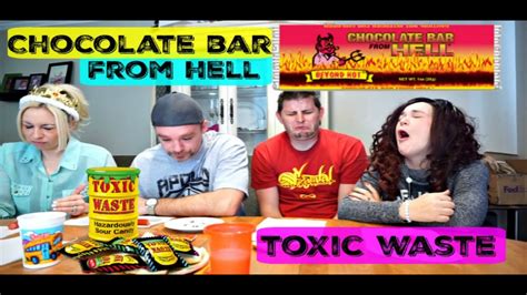 Chocolate Bar From Hell And Toxic Waste Challenge Youtube