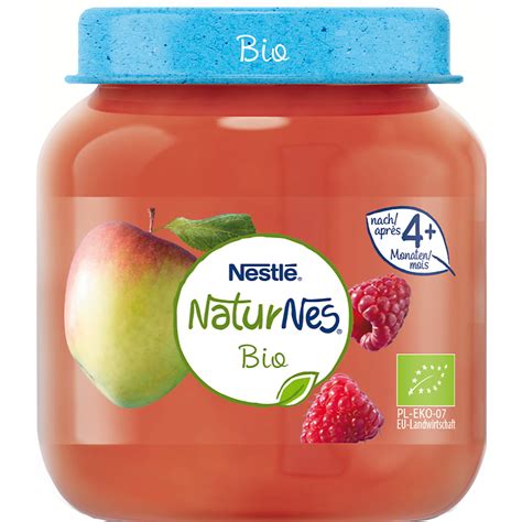 Nestlé NaturNes Gläschen Bio Apfel Himbeere Migros Online