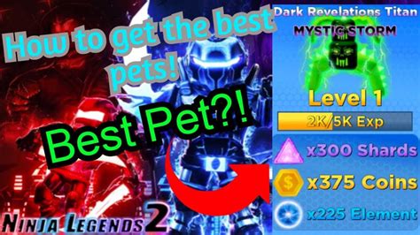 How To Get The Best Pets In Ninja Legends Roblox Youtube