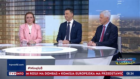 Poseł Andrzej Grzyb w programie Minęła 8 w TVP Info 28 04 2022r