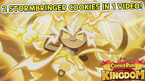 2 STORMBRINGER COOKIES IN 1 VIDEO Cookie Run Kingdom YouTube