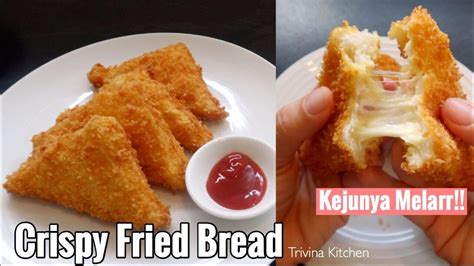 Roti Tawar Goreng Crispy Isi Keju Mudah Dan Praktis Youtube