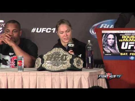 Ufc Rousey Vs Mcmann Post Fight Press Conference Highlights Youtube