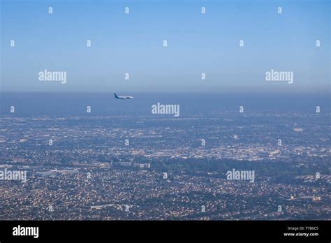 Aerial Views Of Los Angeles Stock Photo Alamy