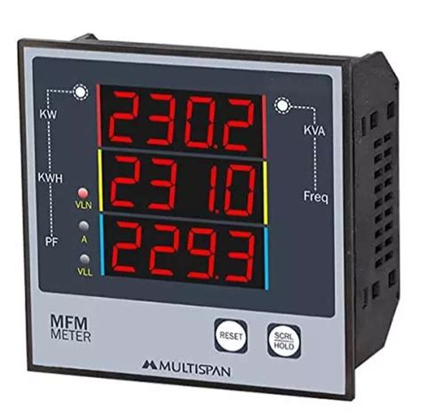 Buy Multispan Mfm Panel A Direct Three Phase Multifunction Meter