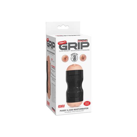 Pdx Tight Grip Masturbador Masculino Vagina Ano Negro