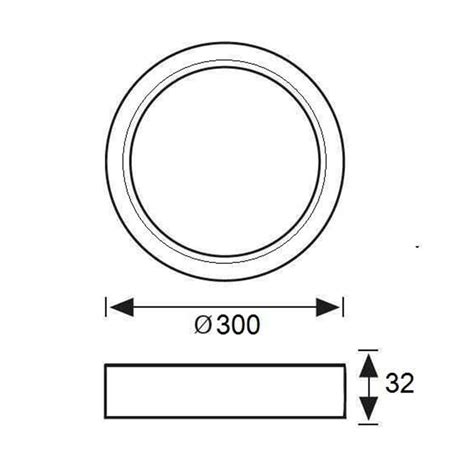 Jupiter 24W Sıva Üstü Led Panel LC444 B Nevo Aydınlatma