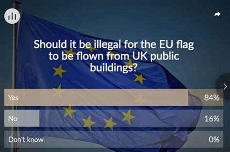 Brexit News Flying Eu Flag After Brexit Must Be Illegal Remainer