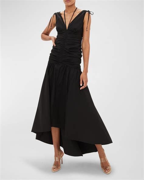 Ruched Maxi Dress Neiman Marcus