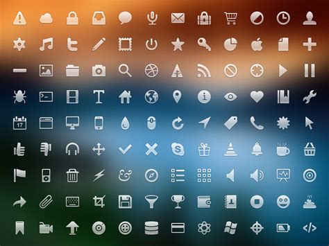 Simple Icons Free PSD - Free PSD File