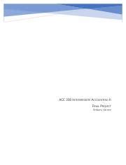 ACC 308 Management Analysis Brief Final Project Docx ACC 308