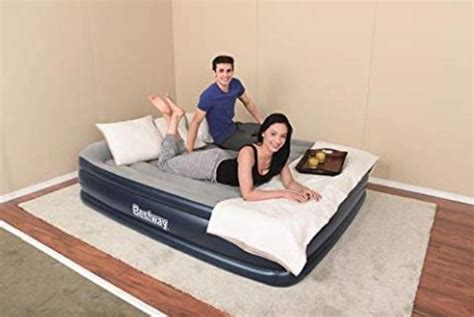 Bestway Tritech Inflatable Air Mattress 18 Inch Queen With Built In