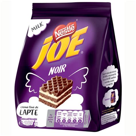 Napolitane Cu Crema Fina De Lapte Joe Noir 180g EMAG Ro