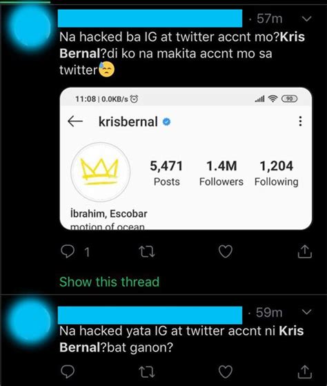 Kris Bernal social media accounts hacked | PEP.ph