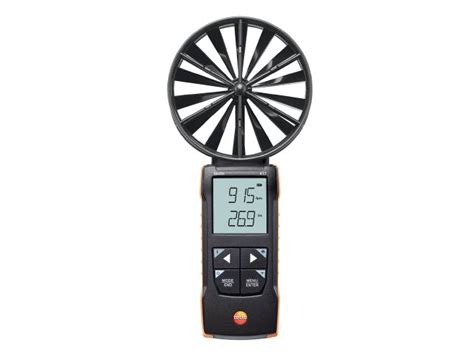 Testo 417 Digital 100 Mm Vane Anemometer With App Connection Test