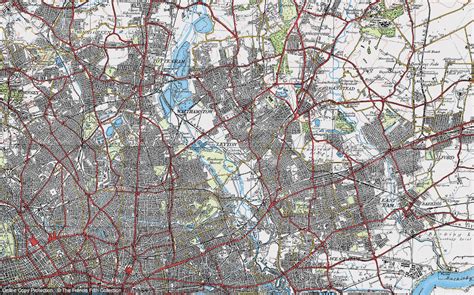 Historic Ordnance Survey Map of Leyton, 1920 - Francis Frith